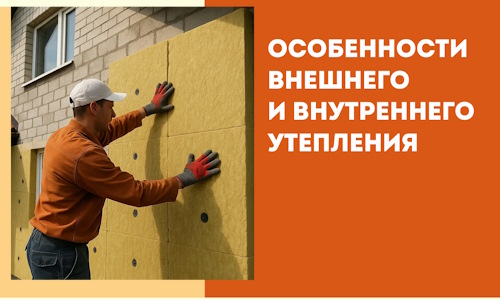 Какие особенности внешнего и внутреннего утепления в Павлово