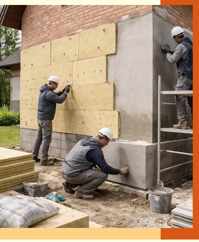 Утепление частного дома в Павлово под ключ от 7603 руб/м2 — недорого | ТепломастерПвв