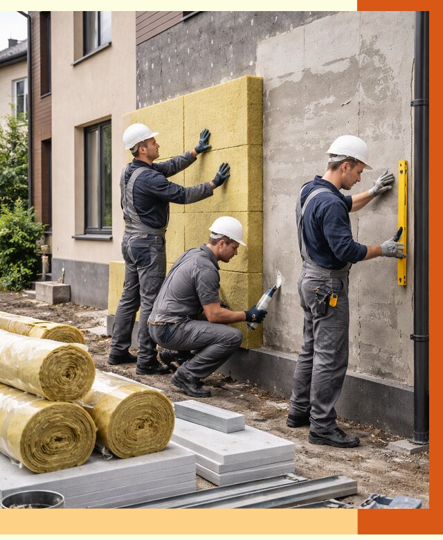 Утепление таунхауса в Павлово от 7299 руб/м2 — комплекс под ключ | ТепломастерПвв