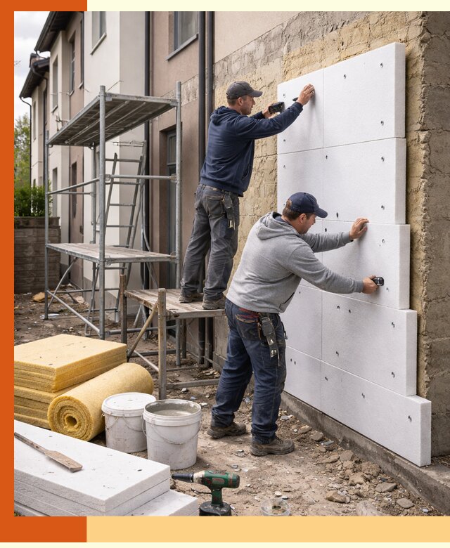 Утепление таунхауса с гарантией комфорта в Павлово