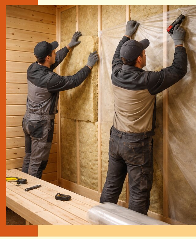 Профессиональное утепление сауны в Павлово с гарантиями качества