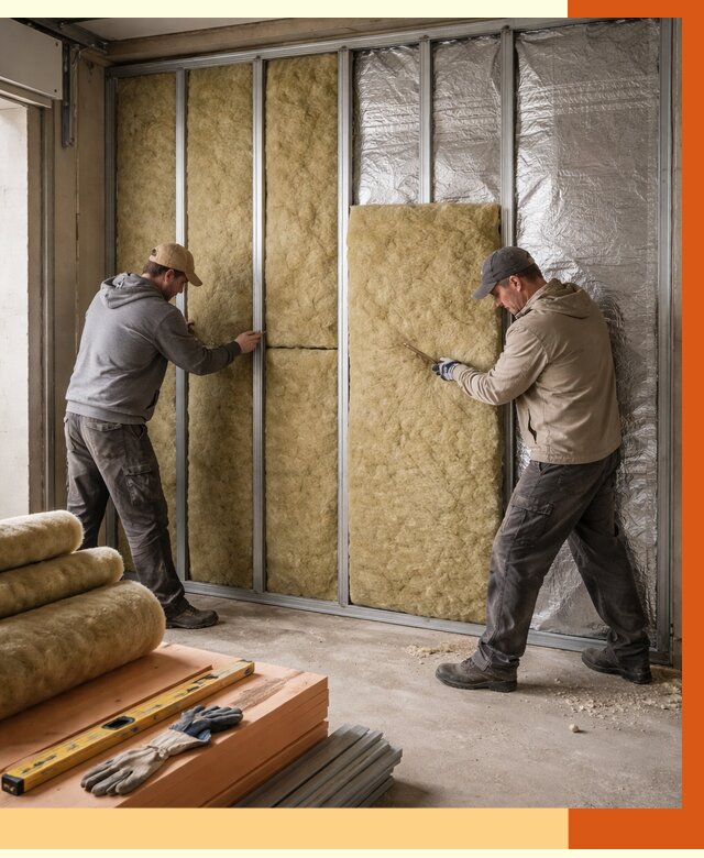 Утепление гаража изнутри в Павлово от 7603 руб/м2 — работы и цена | ТепломастерПвв