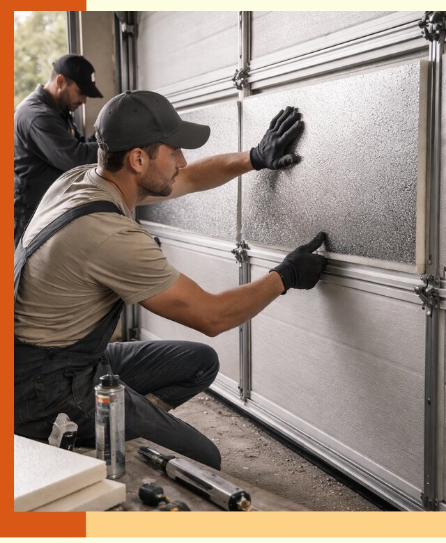 Утепление гаражных ворот в Павлово качественно и надежно