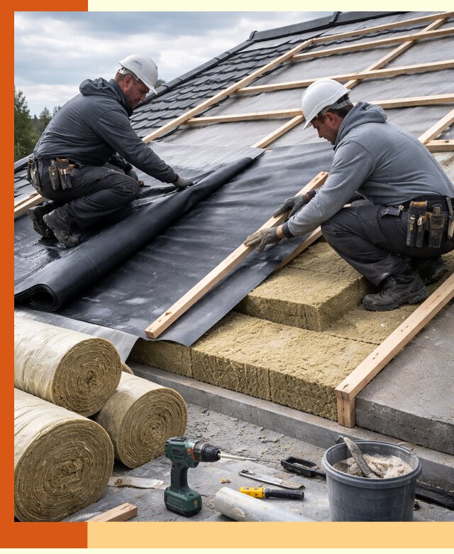 Утепление крыши снаружи в Павлово: профессиональная теплоизоляция
