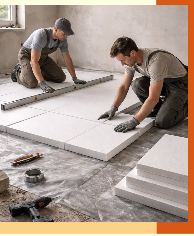 Утепление бетонного пола в Павлово от 2534 руб/м2 — монтаж и цена | ТепломастерПвв