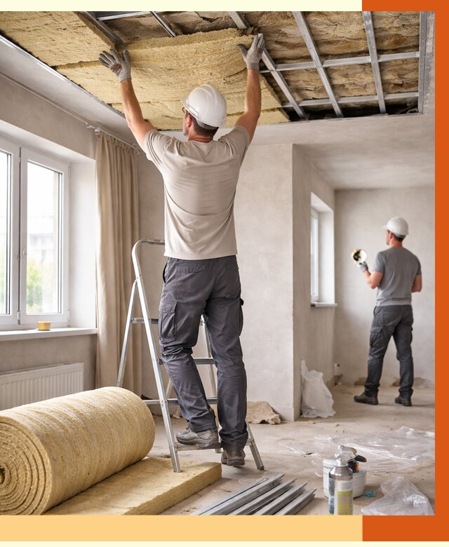 Утепление потолка в частном доме в Павлово от 963 руб./м² — работы под ключ | ТепломастерПвв