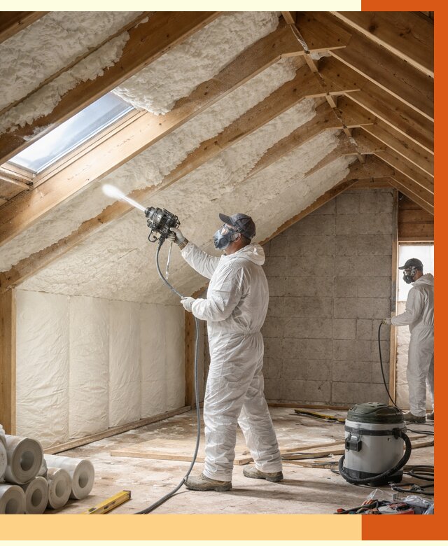 Утепление мансарды ППУ в Павлово от 2788 руб./м² — заказать под ключ | ТепломастерПвв