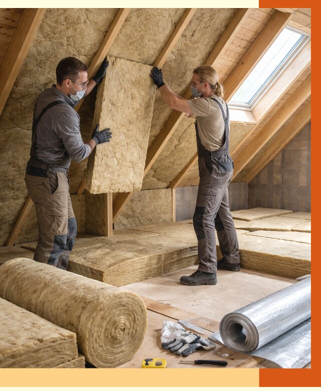 Утепление мансарды минватой в Павлово от 4258 руб./м2 — монтаж и пароизоляция | ТепломастерПвв