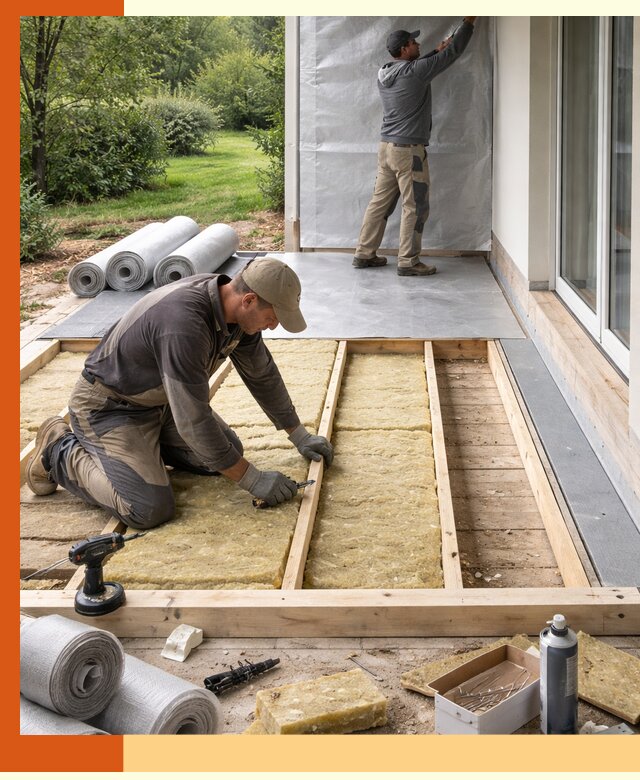 Утепление террасы в Павлово — тепло и защита круглогодично