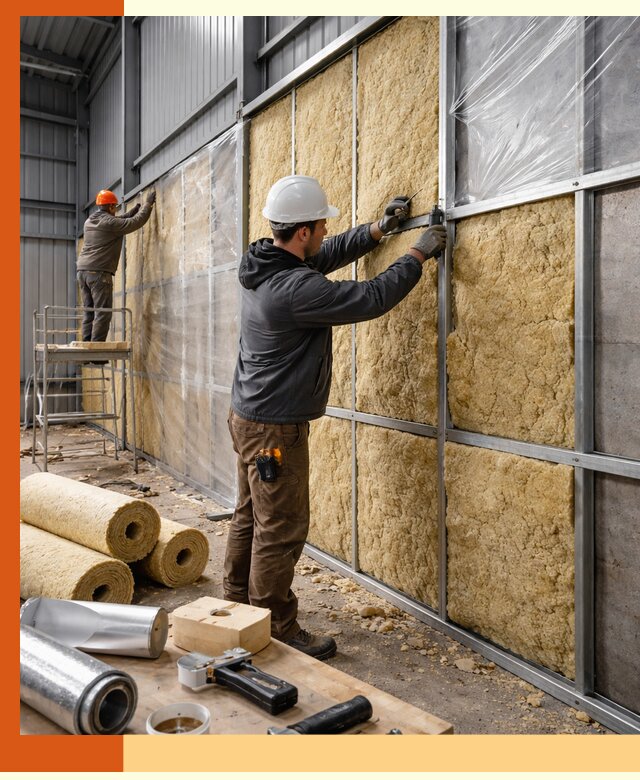 Утепление ангара в Павлово — профессиональная теплоизоляция помещений