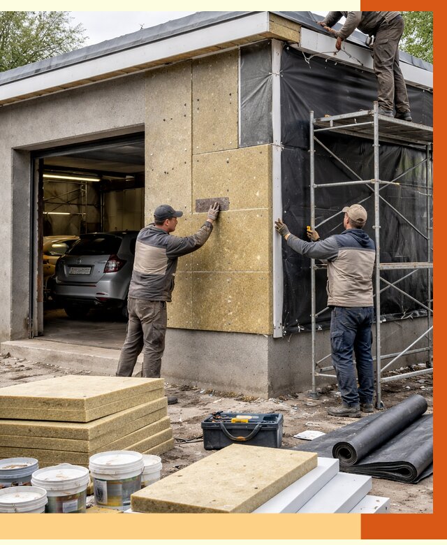 Утепление автосервиса в Павлово ппу, пеноизоляция, от 14699 руб/м2 — ТепломастерПвв