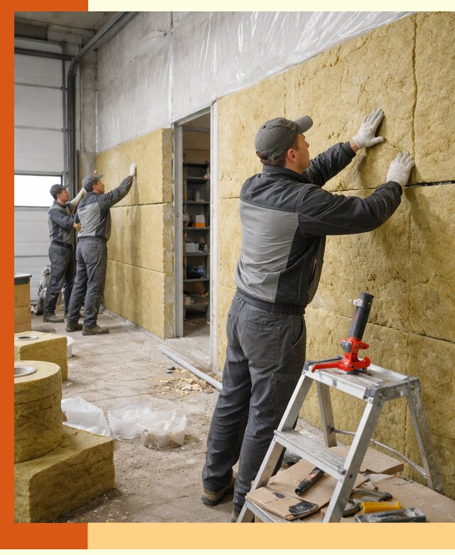 Утепление автосервиса и мастерских в Павлово качественно и надёжно