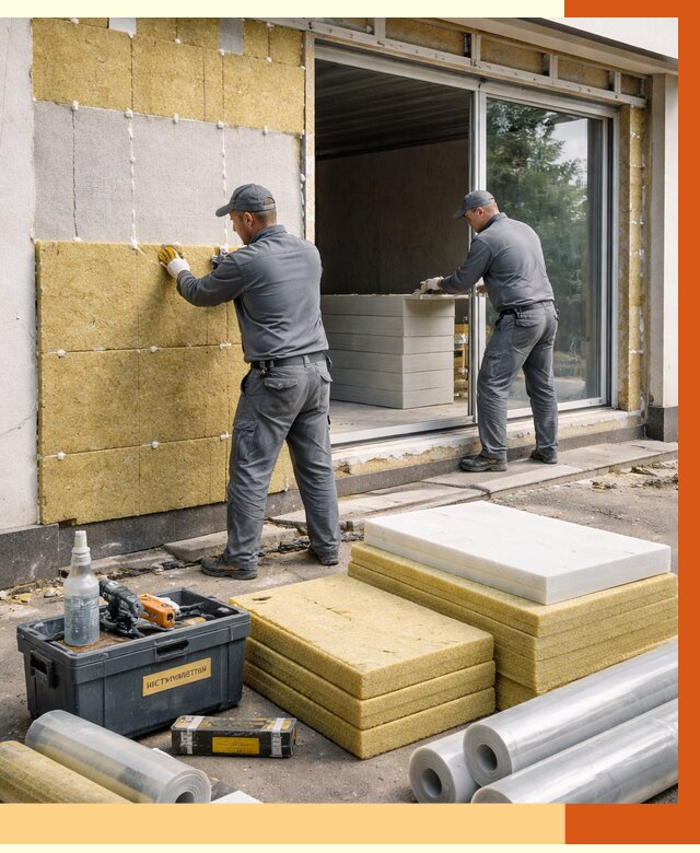 Утепление торгового павильона в Павлово от 14699 руб./м² под ключ | ТепломастерПвв