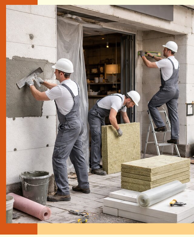 Утепление кафе в Павлово: профессиональная теплоизоляция и монтаж