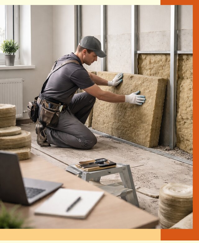 Утепление офиса в Павлово от 4562 руб/м2 — комплексное утепление офиса под ключ | ТепломастерПвв