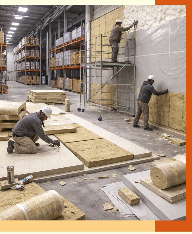 Утепление складского терминала в Павлово от 7603 руб./м² под ключ | ТепломастерПвв