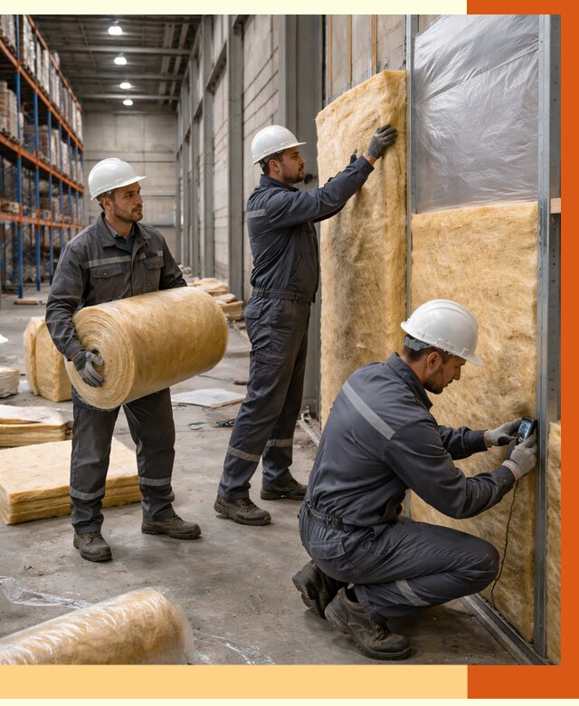 Утепление логистического центра в Павлово от 4562 руб/м² под ключ | ТепломастерПвв