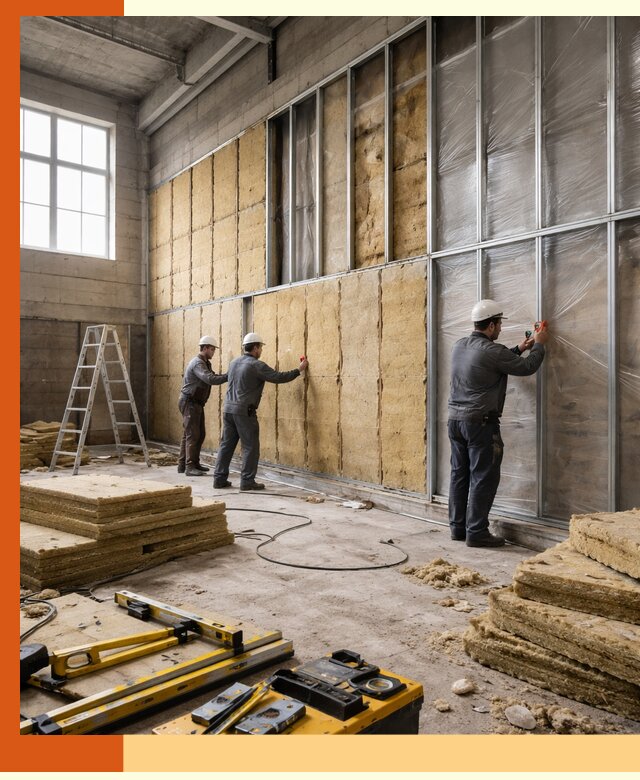 Утепление спортивного зала в Павлово качественно и недорого