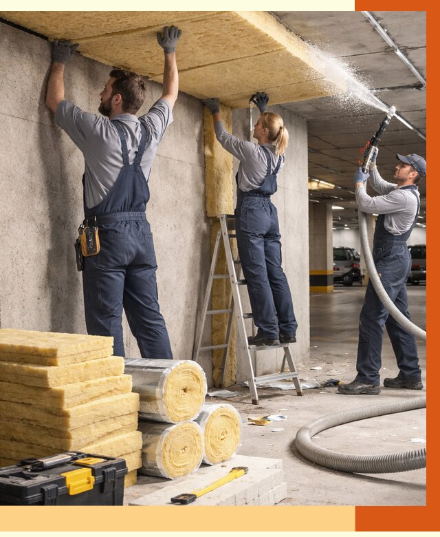 Утепление паркинга в Павлово от 6893 руб./м2 — работы под ключ | ТепломастерПвв