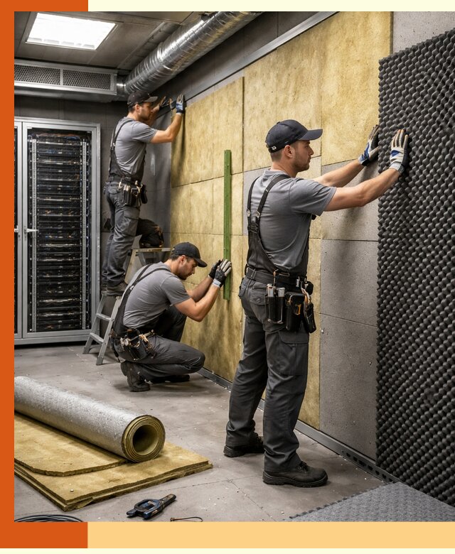 Утепление серверной комнаты профессионально в Павлово