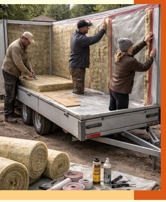 Утепление прицепа в Павлово под ключ от 12671 руб. — комплекс от ТепломастерПвв