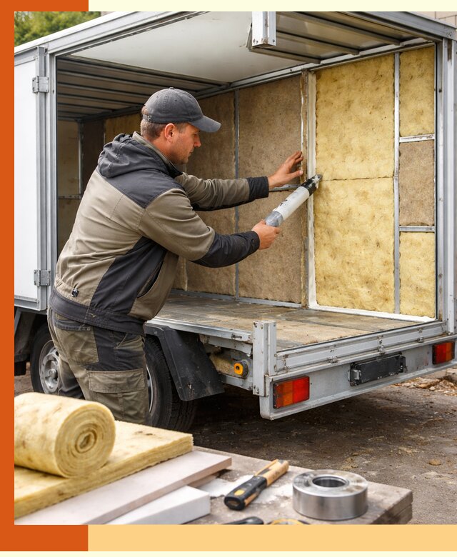 Профессиональное утепление прицепа в Павлово для любых условий