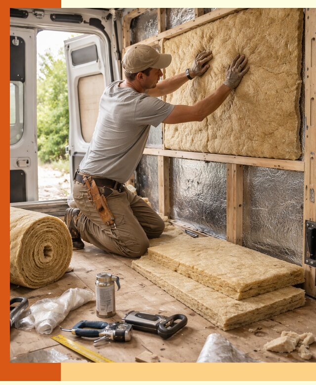 Утепление кемпера под ключ в Павлово с гарантией качества