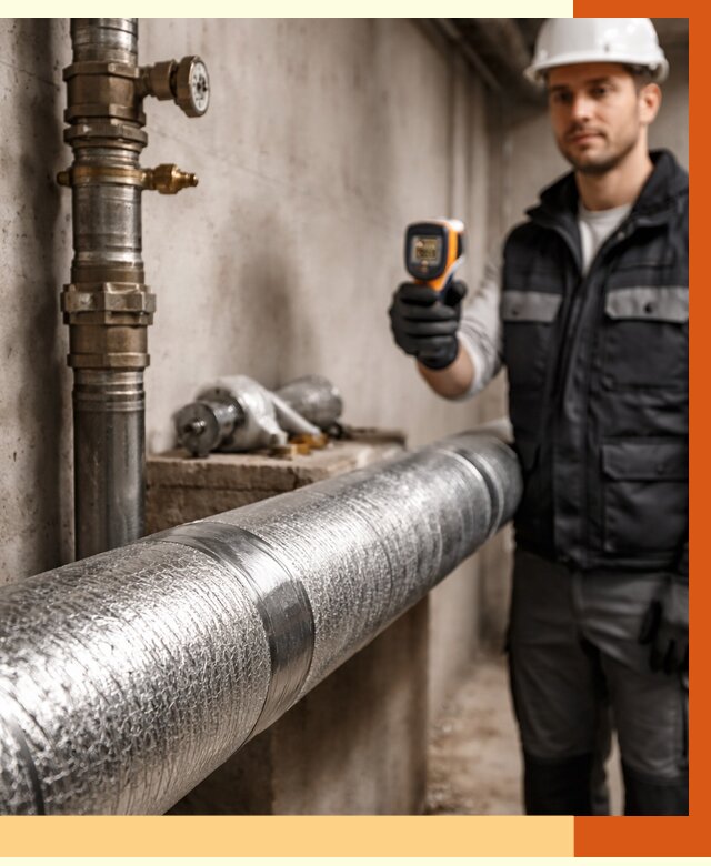 Утепление труб водоснабжения в Павлово от 8616 руб. за м² — услуги ТепломастерПвв