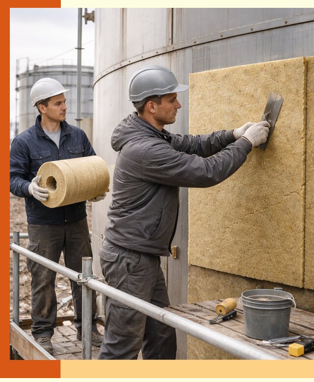 Профессиональное утепление резервуара и теплоизоляция в Павлово