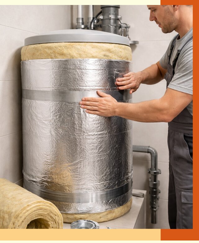 Утепление бойлера в Павлово от 4562 руб. под ключ | Утепление ППУ | ТепломастерПвв