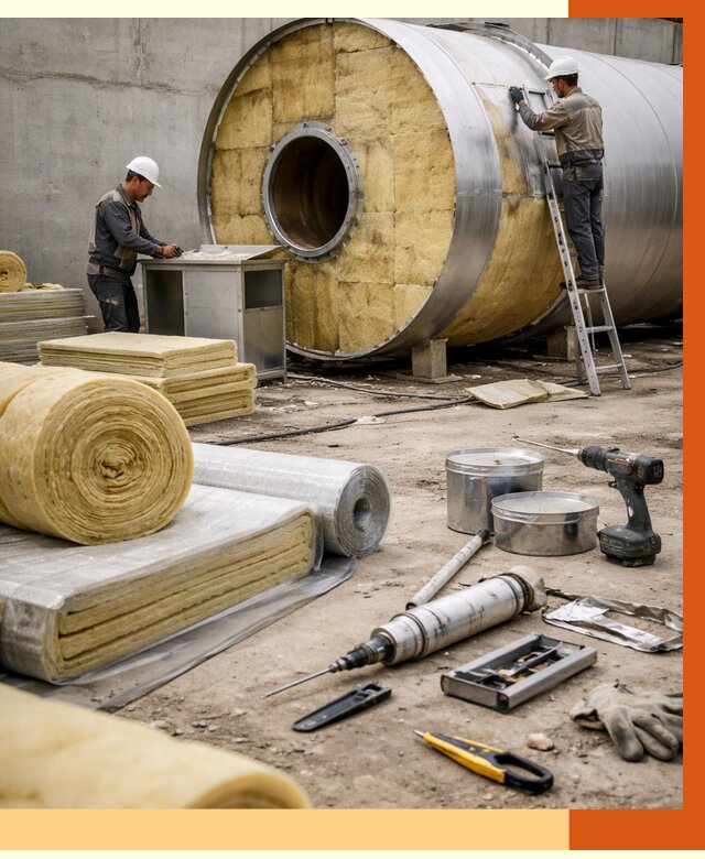 Утепление резервуара с топливом в Павлово от 27877 руб. под ключ | ТепломастерПвв