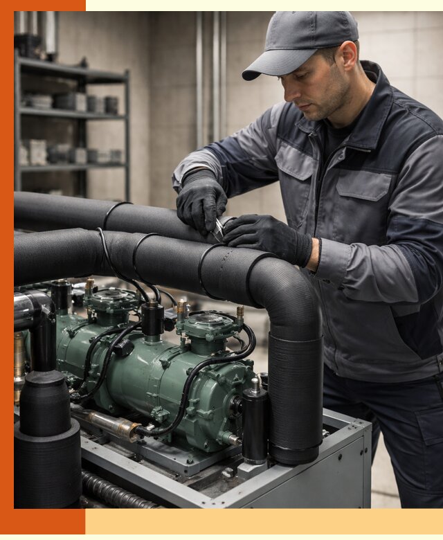 Утепление холодильного агрегата и теплоизоляция в Павлово