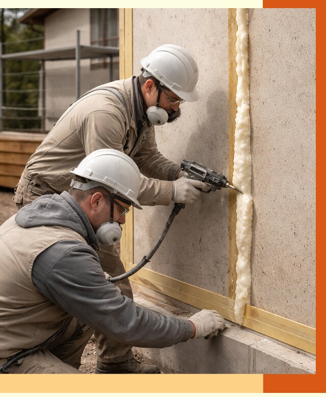 Утепление сип панелей ППУ в Павлово от 4866 руб. под ключ | ТепломастерПвв