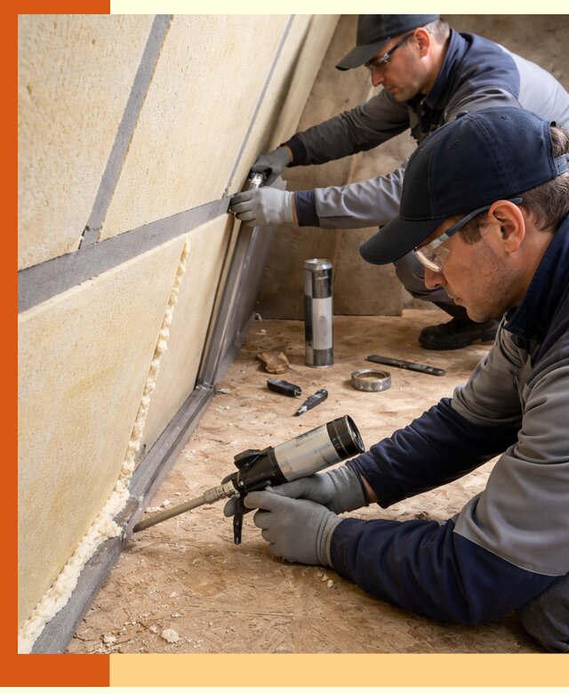 Герметизация стыков ППУ в Павлово — надежное уплотнение швов