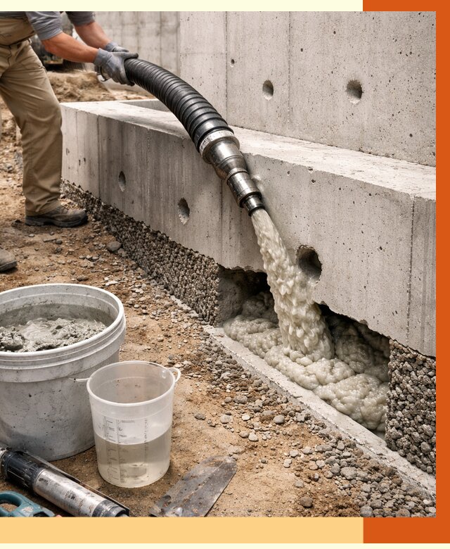 Заполнение полостей фундамента в Павлово от 6893 руб. под ключ | ТепломастерПвв