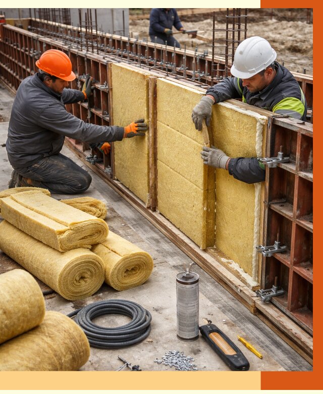 Теплоизоляция опалубки в Павлово от 7299 руб. за м2 — услуги и монтаж | ТепломастерПвв