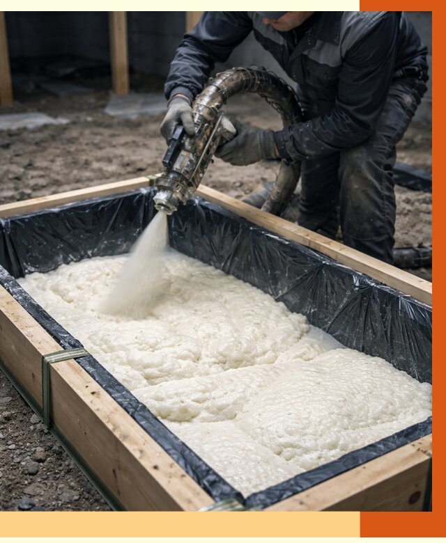 Заливка ППУ в формы в Павлово от 2534 руб. — утепление форм под ключ | ТепломастерПвв