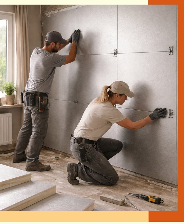 Утепление PIR панелями в Павлово от 4258 руб. под ключ | ТепломастерПвв