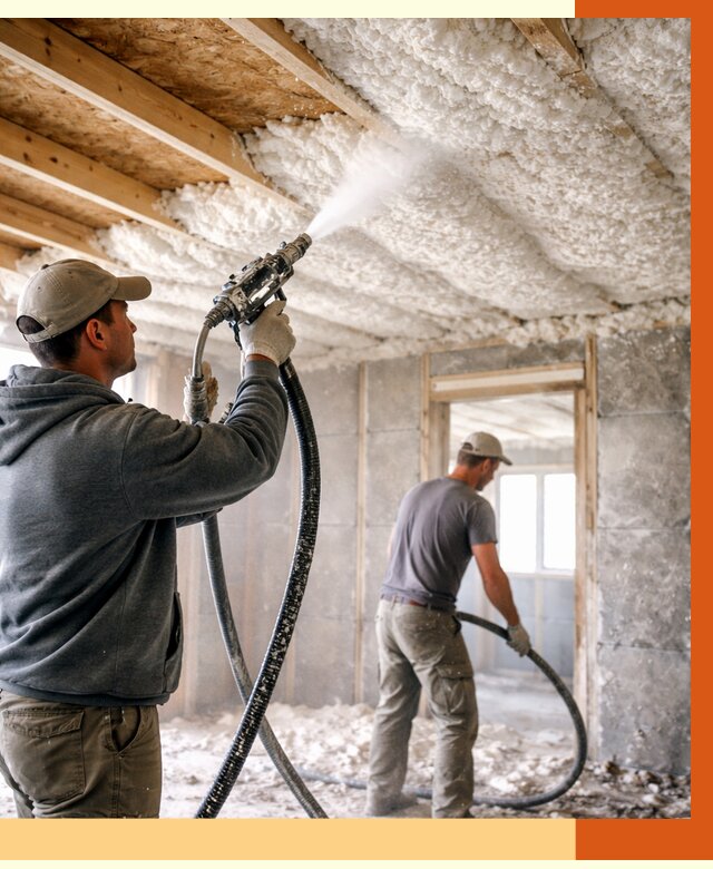 Утепление пеноизолом в Павлово от 1622 руб./м2 под ключ | ТепломастерПвв