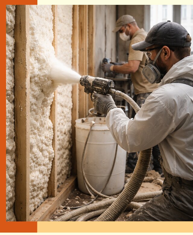 Утепление пеноизолом жилых и коммерческих объектов в Павлово