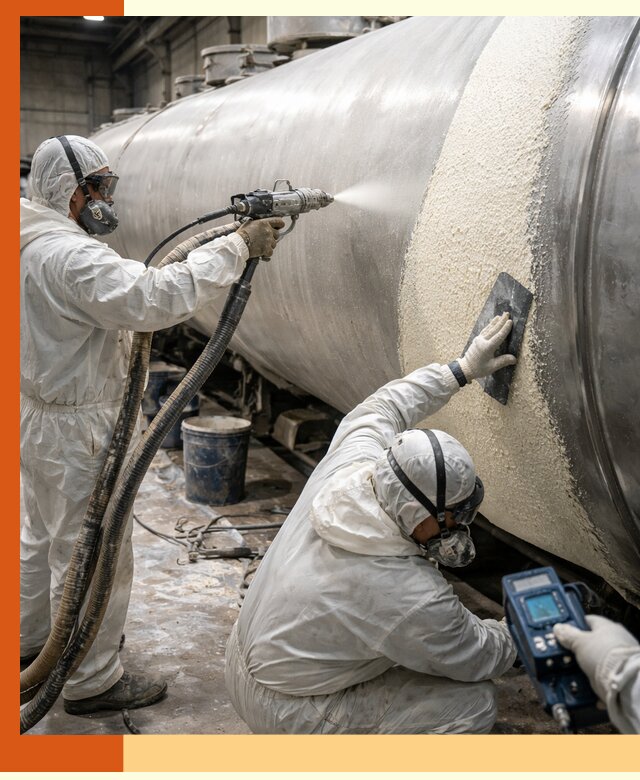 Утепление автоцистерн жидкой теплоизоляцией в Павлово