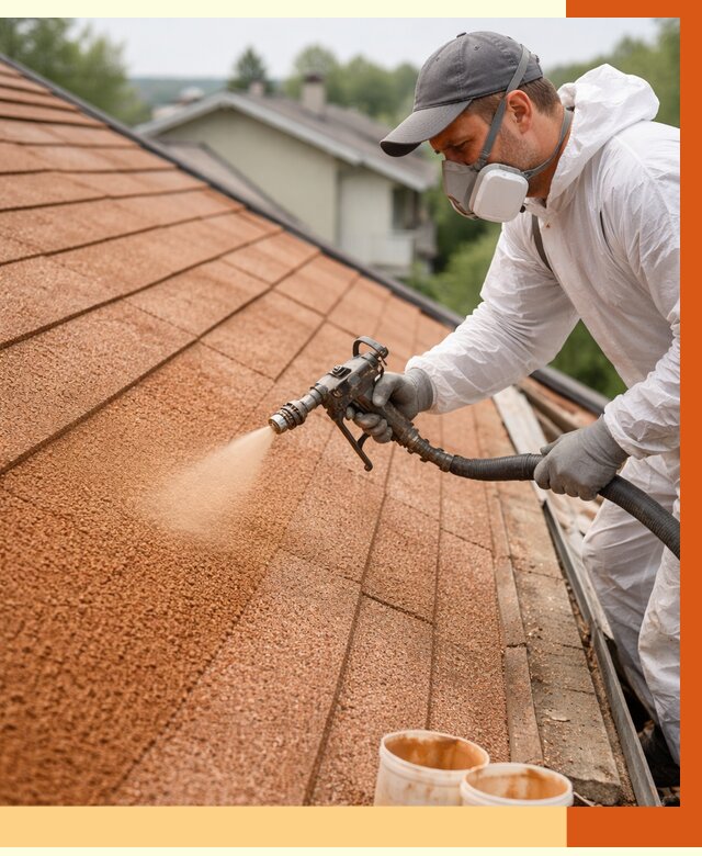 Утепление кровли жидкой пробкой в Павлово от 2737 руб./м² под ключ | ТепломастерПвв