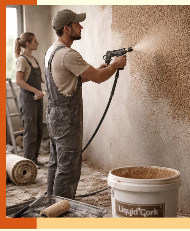 Утепление стен жидкой пробкой в Павлово эффективное и долговечное