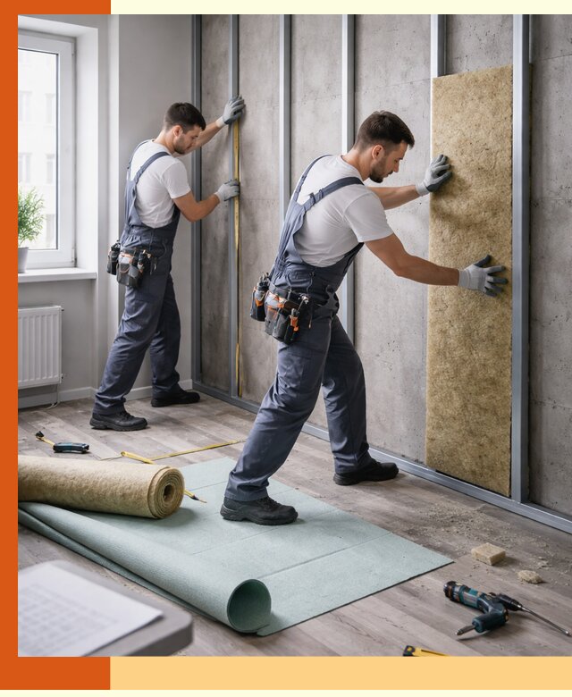 Шумоизоляция квартиры под ключ в Павлово — профессионально и гарантированно