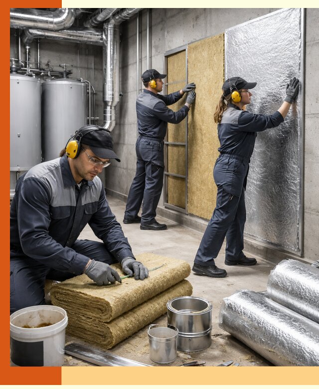 Шумоизоляция котельной в Павлово: профессиональный монтаж и материалы