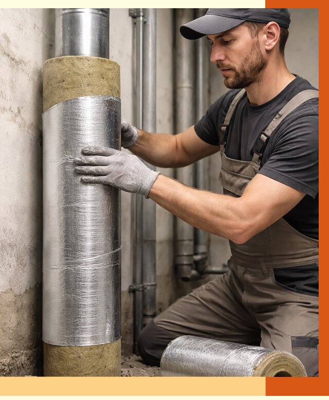 Шумоизоляция труб в Павлово от 1216 руб. — шумоподавление и звукоизоляция труб | ТепломастерПвв