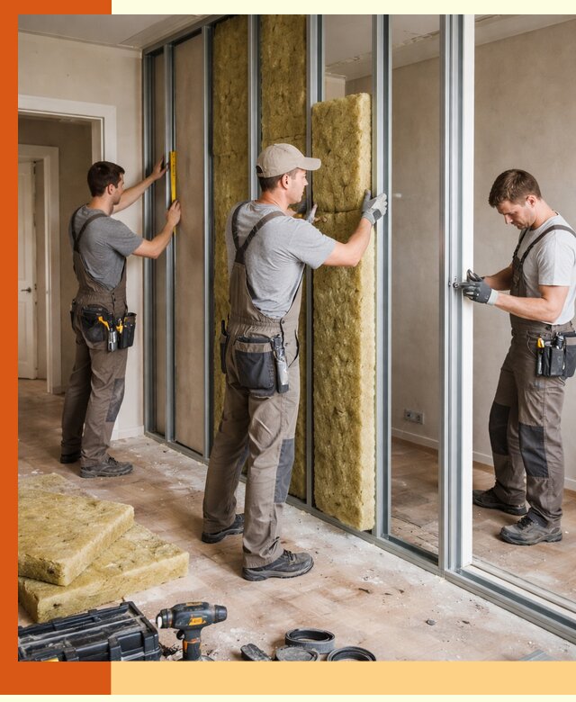 Шумоизоляция межкомнатных перегородок в Павлово эффективно и надёжно