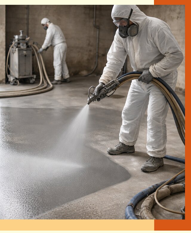 Гидроизоляция полимочевиной в Павлово от 8616 руб/м² — напыление полимерной гидроизоляции | ТепломастерПвв