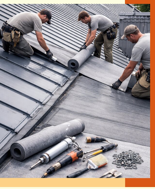 Гидроизоляция металлической кровли полимочевиной в Павлово от 8616 руб. | ТепломастерПвв