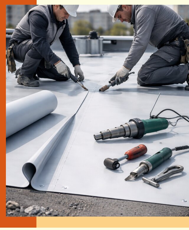 Гидроизоляция мембранной кровли в Павлово: монтаж и ремонт быстро